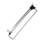 HULIANFU Stainless Steel Retractable Wardrobe Rail Clothes Hanger Towel Coat Racks Closet Rod (Simplified Type,Silver)