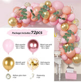 HULIANFU Macaron Balloons Garland Arch Rose Gold Confetti Ballon Wedding Birthday Baloon Birthday Party Decor Kids Baby Shower