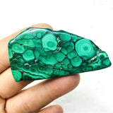 HULIANFU Natural Rock Zambian Malachite Rough Stone Specimen Home Spirit Decoration Life Crystal Gift Anti-decay and Negative Energy