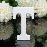 HULIANFU White Wood Letter Alphabet DIY Personalised Name Design Art Crafts Free Standing Xmas Birthday Wedding Party Home Decoration