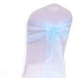 HULIANFU Wedding Decoration Organza Chair Sashes Bow For Party Christmas Halloween hotel Chair Decoration Supplies(Pack of 50pcs  pink)