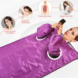 HULIANFU Sauna Blanket Sliming Beauty Electric Blankets Weight Loss Detox Therapy Machine EU/US Plug Blankets