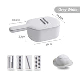 HULIANFU Multi-function Potato Carrot Cucumber Mandoline Slicer Cutter Grater Shredders with Strainer / Kitchen Fruit and Vegetable Tools