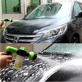 HULIANFU Water Gun Hose Nozzle Car Washer Garden Watering Jet Spray High Pressure Sprinkler Foam Lance Automobiles Cleaning Tool