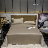 HULIANFU OLOEY Flat bed sheet Egyptian cotton 60S bed sheets twin king queen size bed lines  Solid Color Right-angle sheets Rich colors