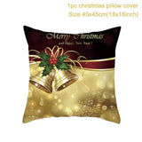 HULIANFU Santa pillowcase Happy New Year 2023 Xmas Gifts  Christmas Decor For Home Merry Christmas Ornament Navidad Natal Xmas Gifts