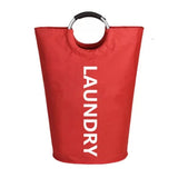 HULIANFU Large Laundry Basket ,Waterproof Laundry Hamper, Laundry Bag with Padded Handles, Folding Washing Bin,Collapsible Laundry Basket