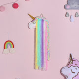 HULIANFU Unicorn Dream Catcher Boho Kawaii Room Decor Christmas Decoration Home Decor Wall Hanging  For Girls NurBaby Bedroom Gift