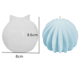 HULIANFU Scented Candle Mold DIY Wool shape Candle Silicone Casting Mold Handmade Candle Soap Making Wax Mold Handcraft Home Decoration