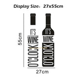 HULIANFU Kitchen Wall Stickers Vinyl Wall Decals for Kitchen English Quote Home Decor Art Decorative Stickers PVC Dining Room For Bar PVC