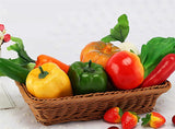HULIANFU New Simulation Foam Fake Vegetable Creative Decorative DIY Plastic Artificial Fruit For Home Decor Accessories Photography Props