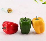 HULIANFU New Simulation Foam Fake Vegetable Creative Decorative DIY Plastic Artificial Fruit For Home Decor Accessories Photography Props