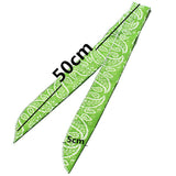 HULIANFU Summer Ice Cooling Wrap Tie 5Colors Non-toxic Neck Arm Cooler Scarf Body Headband Towel Bandana Free Shippin g