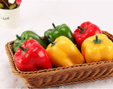 HULIANFU New Simulation Foam Fake Vegetable Creative Decorative DIY Plastic Artificial Fruit For Home Decor Accessories Photography Props