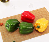 HULIANFU New Simulation Foam Fake Vegetable Creative Decorative DIY Plastic Artificial Fruit For Home Decor Accessories Photography Props