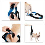 HULIANFU New Pet Leg Straps Walking Bracket Dog Leg Belts Hind Legs Support Harness with Assist Sling for Old Injured Dogs