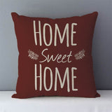 HULIANFU Popular phrase words letters printed couch cushion home decorative pillows 45x45cm square cushions without core "Love you more"