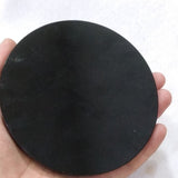 HULIANFU Mexican Obsidian Smoking Mirror Stone Disc Tezcatlipoca Mexico Aztec Maya
