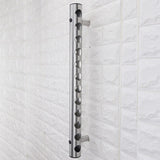 HULIANFU Stainless steel red wine rack, wall hung vertical creative wine rack, Bottle wall mounted  European Style free shipping