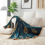 HULIANFU Soft Solid Blanket Fleece Flannel Blanket Adult Sofa Bedding Manta Red Green Blue Flannel Throw
