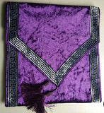 HULIANFU New Chinese high-end tablecloth flag shoes cabinet cover cloth European velvet bed runner simple color table cloth
