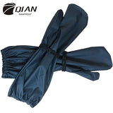 HULIANFU QIAN Impermeable Raincoats Women/Men 100% Waterproof Cycling Long Rain Gloves Rain Coat Rainwear Rain Gear Poncho Accessories