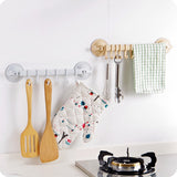 HULIANFU Suction Wall Hanging Stand Hook Kitchen Bathroom Hanger Supper Power Vacuum Sucker Suction Hooks Adjustable -35