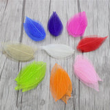 HULIANFU Lucia Crafts 36pcs /Bag  Multi-Color  Natural Skeleton Leaf Dry Leaves Scrapbooking  Girl DIY Material  C0704