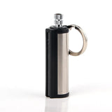 HULIANFU Outdoor Mini Waterproof Key Ring Matches Reusable Cylindrical Cigarette Keyring Match Ligters Smoking Accessories