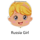HULIANFU Tooth Box Poland English dutch Spanish Russian French GermanText Baby Boy Girl Wood Case Save Milk Teeth Organizer Holder