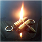 HULIANFU Novel Mini Bullet Shaped Waterproof matches Cigarette Lighters Metal Torch Flame Lighter Gadget Smoker Man Gift Key Accessories