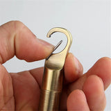 HULIANFU Mini Compact Kerosene Lighter Key Chain Hang Buckle Gasoline Lighter Inflated Keychain Oil Petrol Lighter