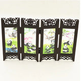 HULIANFU Multi-pattern Antique Small Screen Chinese Style Mask  Ornaments Features Crafts Tourism Souvenirs Gift  Home Decoration