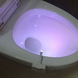HULIANFU Smart Bathroom Toilet Nightlight LED Body Motion Activated On/Off Seat Sensor Lamp 8 multicolour Toilet lamp hot