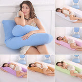HULIANFU Pregnancy Pillow Bedding Full Body Pillow for Pregnant Women Comfortable U-Shape Cushion Long Side Sleeping Support Pillows