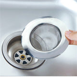 HULIANFU LINSBAYWU Kitchen Metal Sink Strainer Floor Drain Stainless Steel Bathtub Hair Catcher Stopper Shower Drain Hole Filter Trap