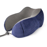 HULIANFU U Shaped Memory Foam Neck Pillows Soft Slow Rebound Space Travel Pillow Massage Neck Cervical Healthcare Bedding Drop Shipping