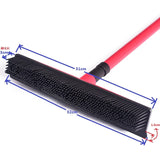 HULIANFU Multifunctional telescopic broom magic rubber besom cleaner pet hair removal brush home floor dust mop &amp; carpet sweeper