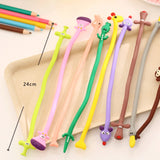 HULIANFU Kawaii Cartoon Animal Cord Winder Winding Line Data Cable Wire Storage Organizer Line Fixer Holder Headset Cord Protector 1PC