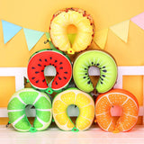 HULIANFU Travel Foam Particles Fruit U Shaped Travel Pillow Neck Support Head Rest Headrest Cushion Pillow