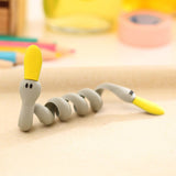 HULIANFU Kawaii Cartoon Animal Cord Winder Winding Line Data Cable Wire Storage Organizer Line Fixer Holder Headset Cord Protector 1PC