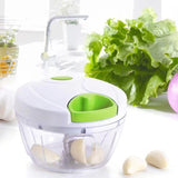 HULIANFU Kitchen Pulling Manual Food Rope Processor Shredder Vegetable Meat Garlic Onion Chopper Slicer Household Hand Mincer Tool