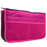 HULIANFU Organizer Insert Bag Women Nylon Travel Insert Organizer Handbag Purse Large liner Lady Makeup Cosmetic Bag Cheap Female Tote
