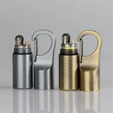 HULIANFU Mini Compact Kerosene Lighter Key Chain Hang Buckle Gasoline Lighter Inflated Keychain Oil Petrol Lighter