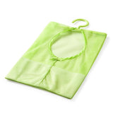HULIANFU Laundry Products Patented Storage Bag Hanger Laundry Sundries Storage Mesh Net Bag With Hook Rope Clips Holder Storage Hanger