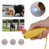 HULIANFU Pet Dog Repeller Anti Barking Stop Bark Training Device Trainer LED Ultrasonic 3 in 1 Anti Barking Ultrasonic Without Battery