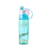 HULIANFU New 400/600Ml 3 Color Solid Plastic Spray Cool Summer Sport Water Bottle Portable Climbing Outdoor Bike Shaker My Water Bottles
