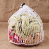HULIANFU Nylon Mesh Washing Bags Underwear Bra Laundry Bag Basket Household Clean Organizer Drawstring Beam Port Household Cleaning