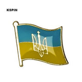 HULIANFU Ukraine flag pin lapel pin badge  Brooch Icons 1PC KS-0187
