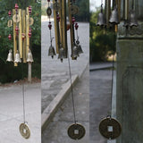 HULIANFU Outdoor Living Wind Chimes Yard Garden Tubes Bells Copper Antique Windchime Wall Hanging Home Decor Decoration wind chimes